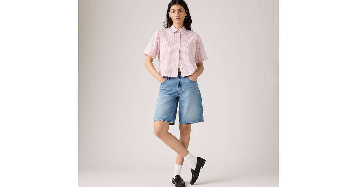 Harlie Short-sleeve Cropped Shirt | Levi's US