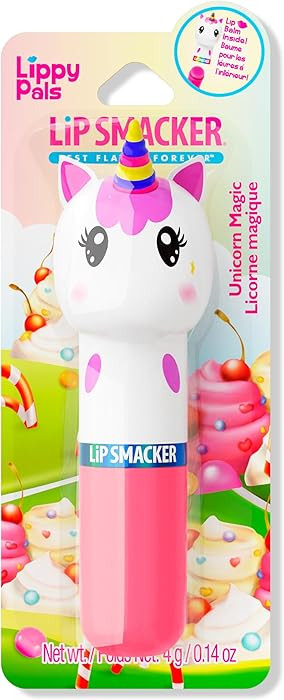 Lip Smacker Lippy Pals Unicorn Lip Balm Soft Shine Fun Tasty Flavors, Unicorn Magic | Amazon (US)