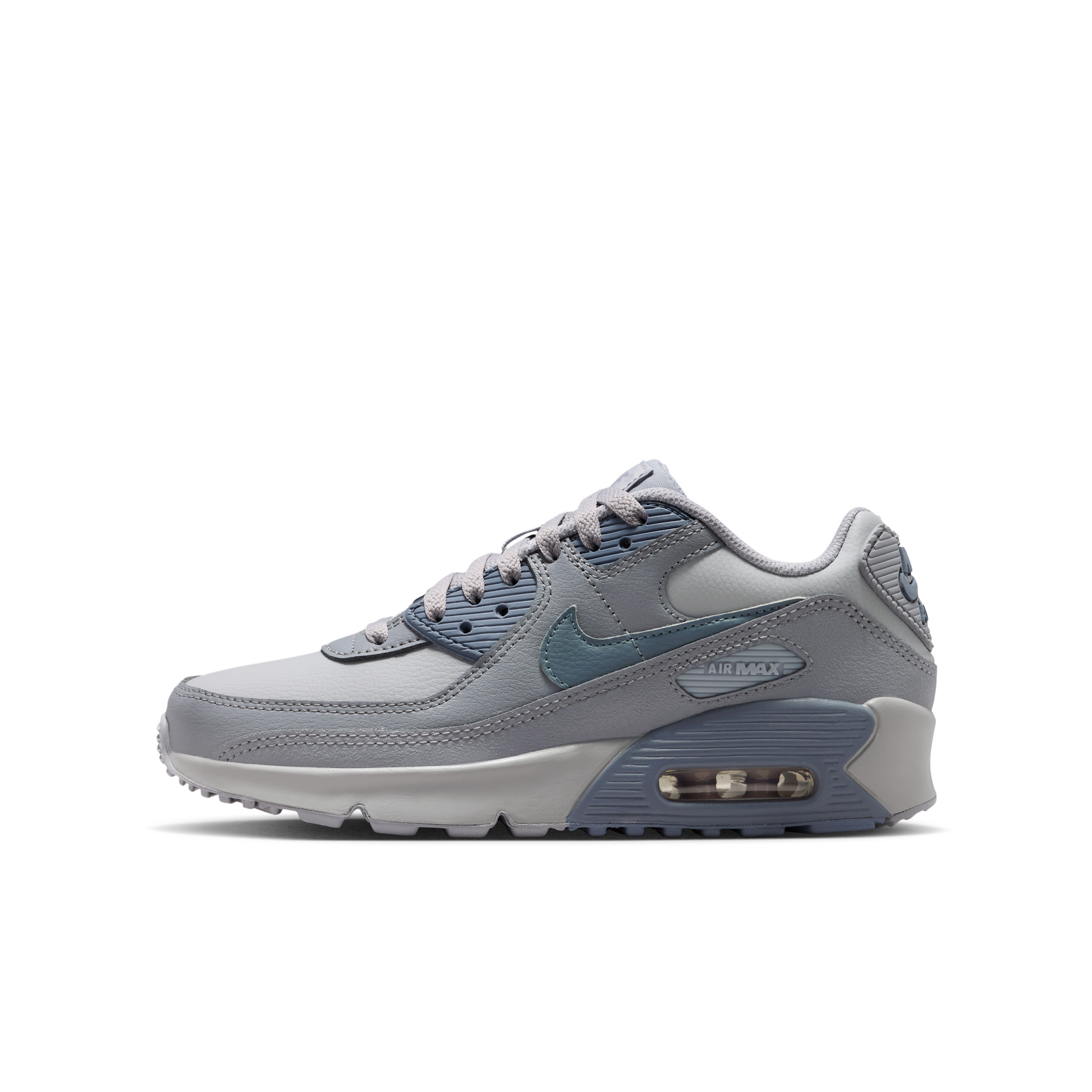 Nike Air Max 90 LTR Big Kidsâ Shoes in Grey | CD6864-032 | Nike (US)