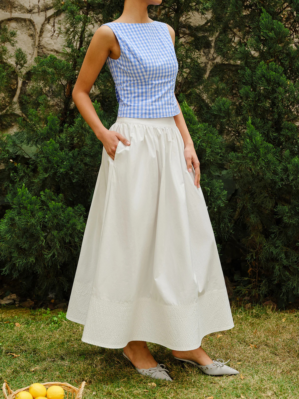 High-Waist Flared Skirt | Commense