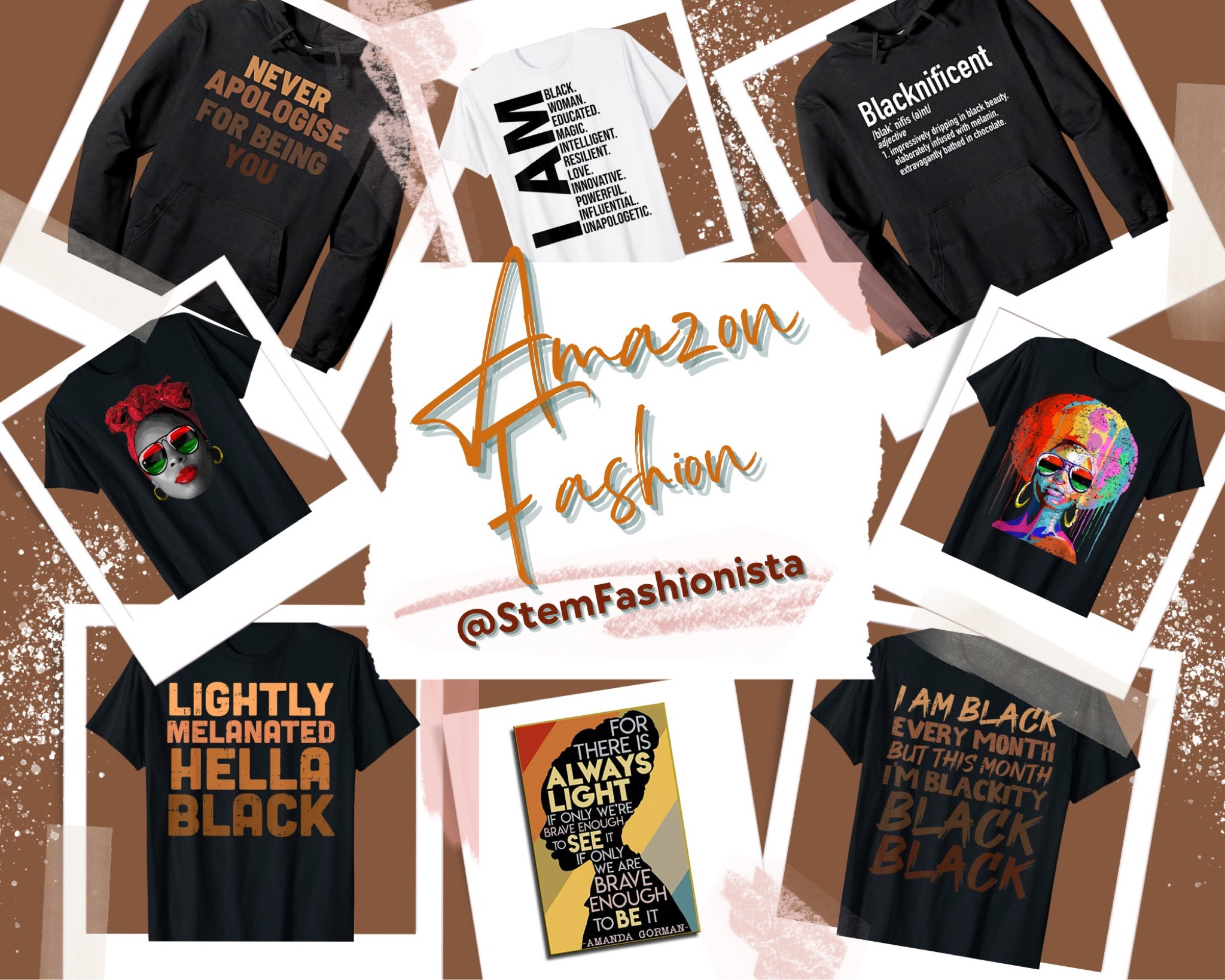 Curated listing of meaningful and fashionable pieces that allow us to represent the culture not only for Black History Month, but all year long. 

#LTKU #LTKunder50 #LTKstyletip