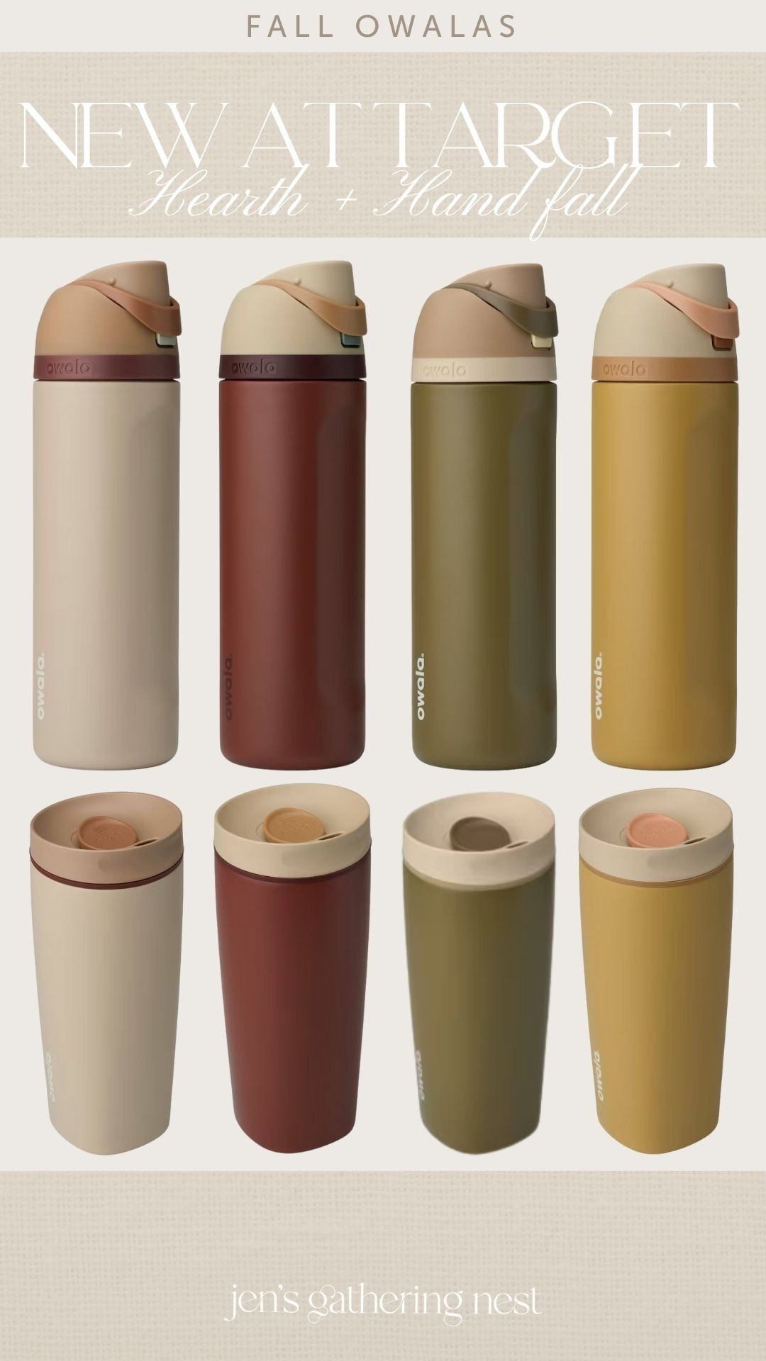 HEARTH + HAND FALL COLLECTION IS NOW LIVE! 🍂 sharing some of my favorite finds from this collection! The cutest fall owalas!

#hearthhand #target #targethome #fallhome #falldecor #fallfinds #kitchen #owala #waterbottle #fall2025

#LTKSeasonal #LTKFindsUnder50 #LTKHome