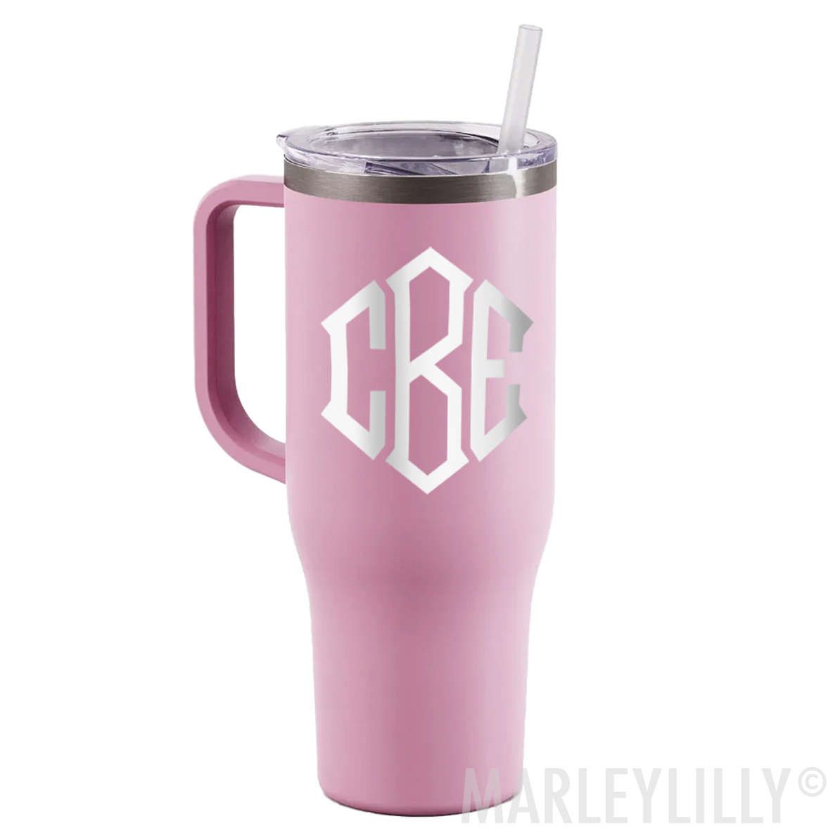 Monogrammed Travel Tumbler | Marleylilly