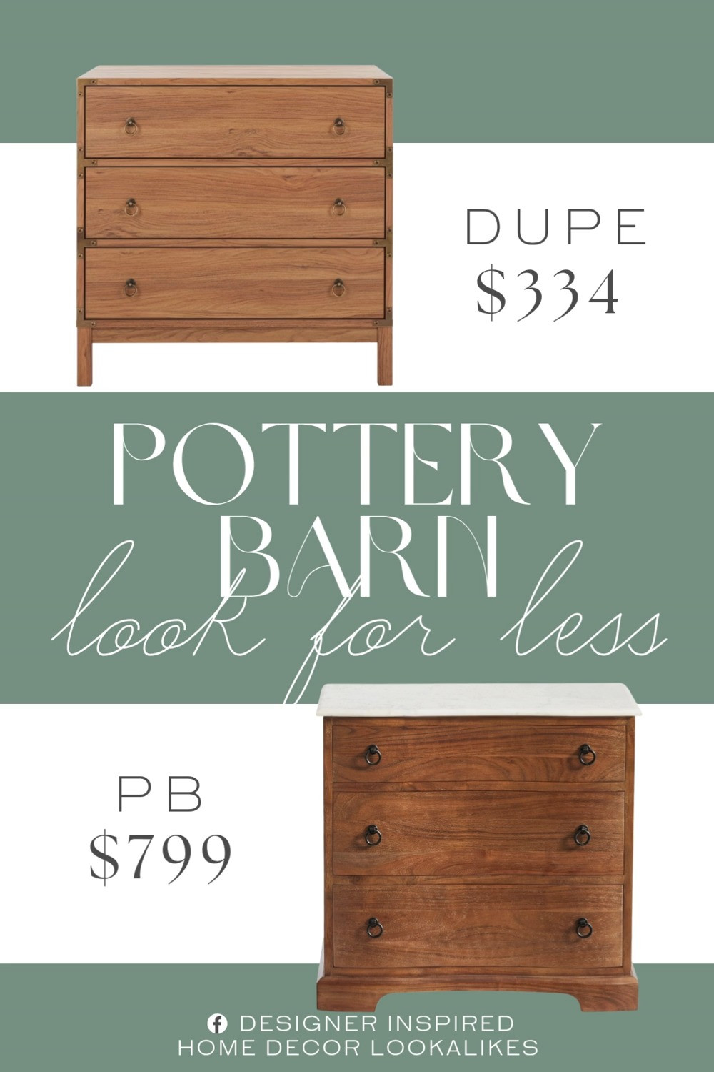 Inspired by Pottery Barn Nightstand. 3-Drawer Wooden Table. Classic Wooden Chest of Drawers. Solid Wood 3-Drawer Storage. Rustic Wooden Nightstand. Natural Wood Bedroom Storage. Modern Bedroom Storage. Modern Bedroom Organizer. 

Home more affordable option find copy cat similar look for less budget friendly affordable cheap cheaper beautiful pretty. Clearance sale coupon code discount code promo code luxury lookalike look a like Inspo inspiration inspired by idea ideas Love like these? I share multiple every day in my FB group.
#potterybarninspired #nightstand #bedroomstorage #bedsidetable #bedroominspo #furniturefinds #storagesolution #woodfurniture  

 #LTKHome