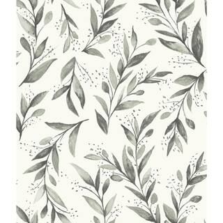 Olive Branch Spray and Stick Wallpaper | The Home Depot