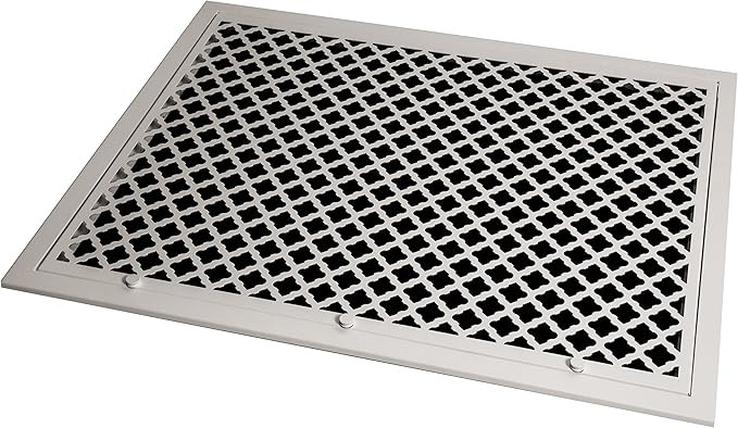 BTU25X20FFWH Bronze Series Designer Filter Return Vent with Hinged Door, White | Amazon (US)