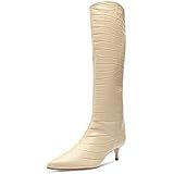 SCHUTZ Women's Asya Up Pointed Toe Knee High Boot | Amazon (US)