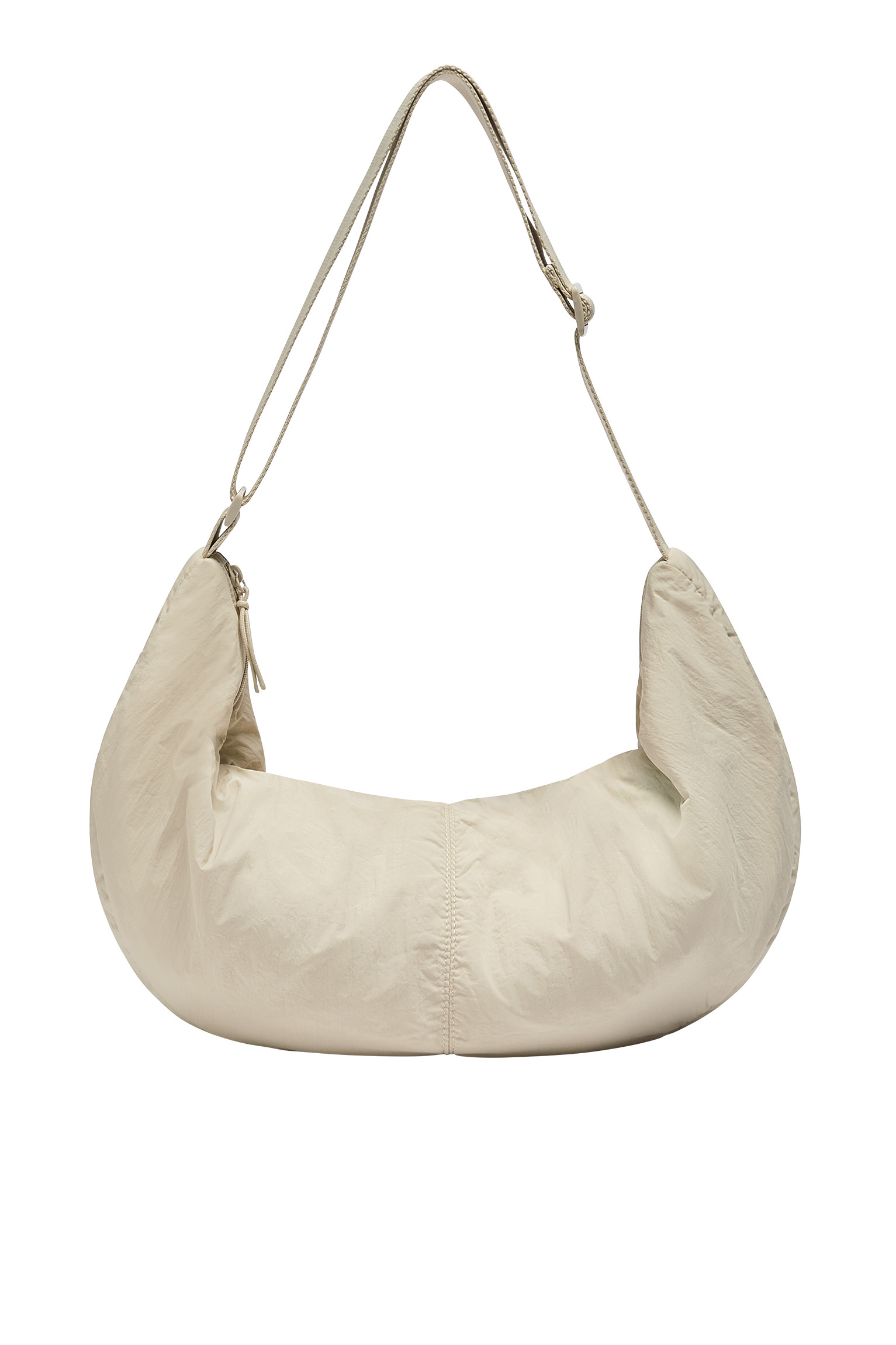 Maxi nylon messenger bag | PULL and BEAR UK