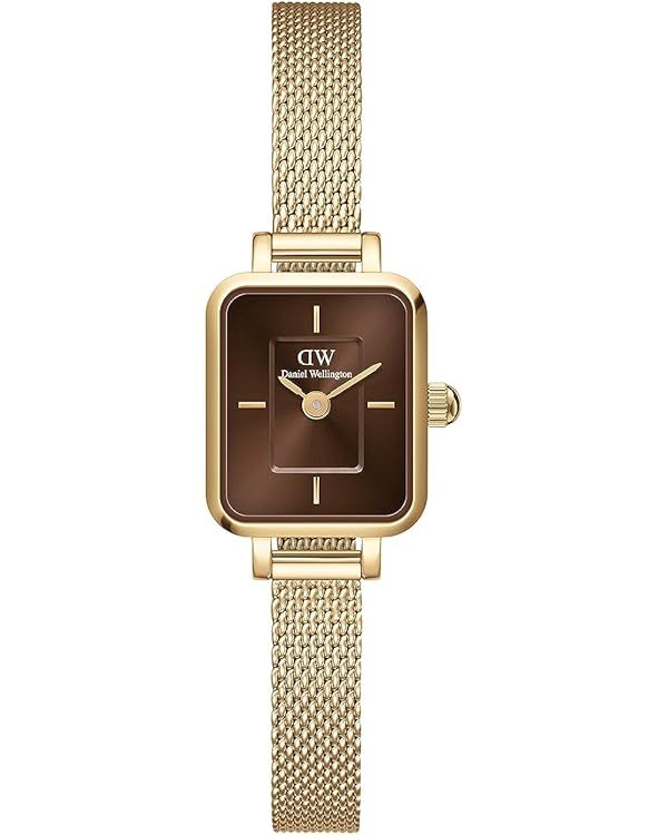 Daniel Wellington Quadro 15,5x18mm Women's Watch, Double Plated Stainless Steel (316L) Watch for ... | Amazon (US)