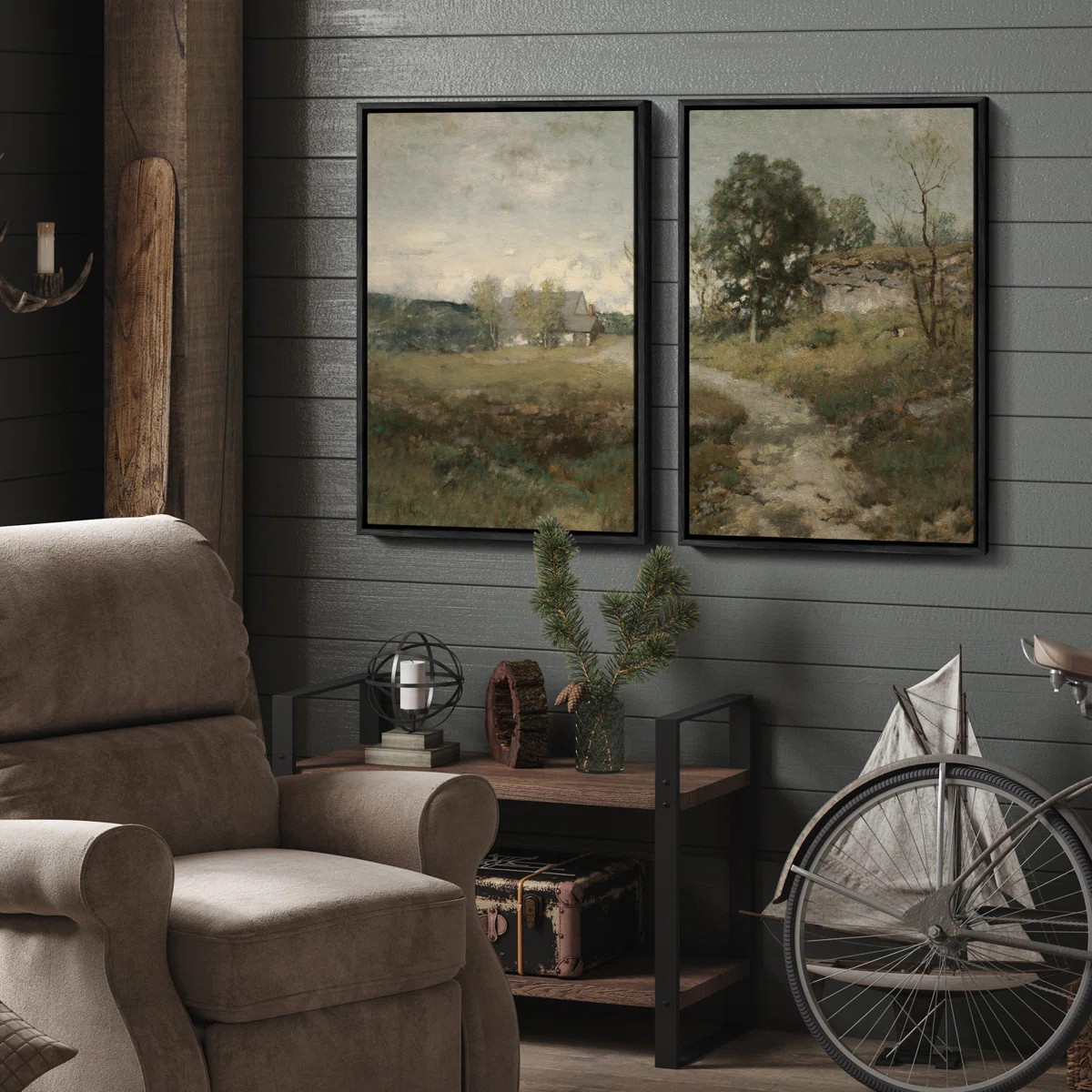 Framed Wall Art Vintage Antique Classic for Bedroom | Wayfair North America