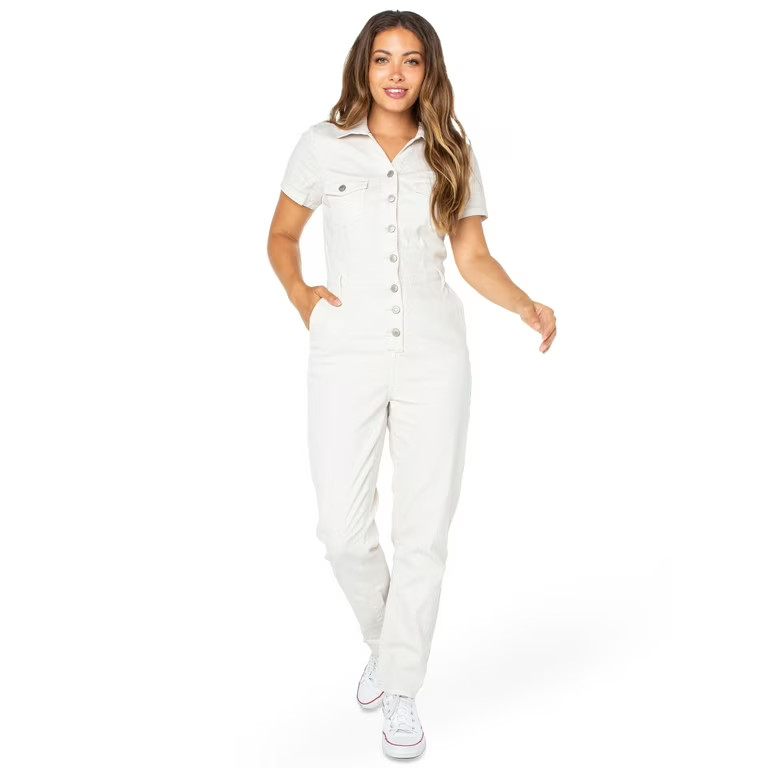 Celebrity Pink Women's Juniors Slim Fit Boilersuit | Walmart (US)