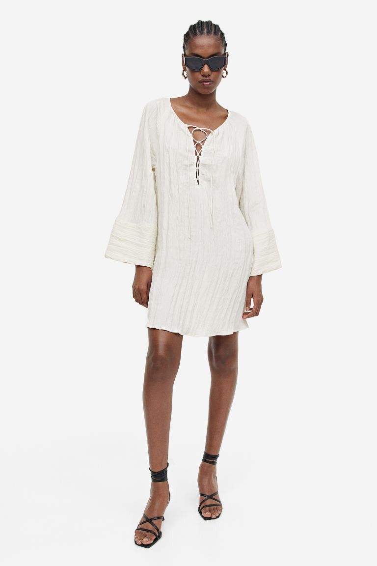 Crinkled tunic dress | H&M (US + CA)