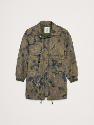 Floral Quilted Parka | Banana Republic (US)