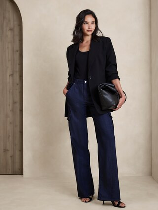 Mid-Rise Cargo Jean | Banana Republic Factory