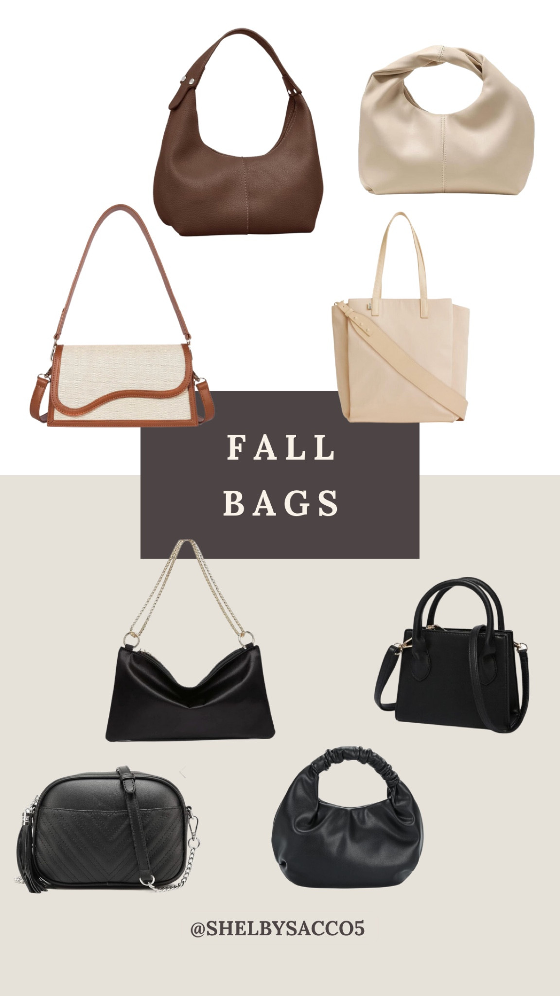 Fall Bags 🫶🏼

#LTKHoliday #LTKitbag #LTKSeasonal