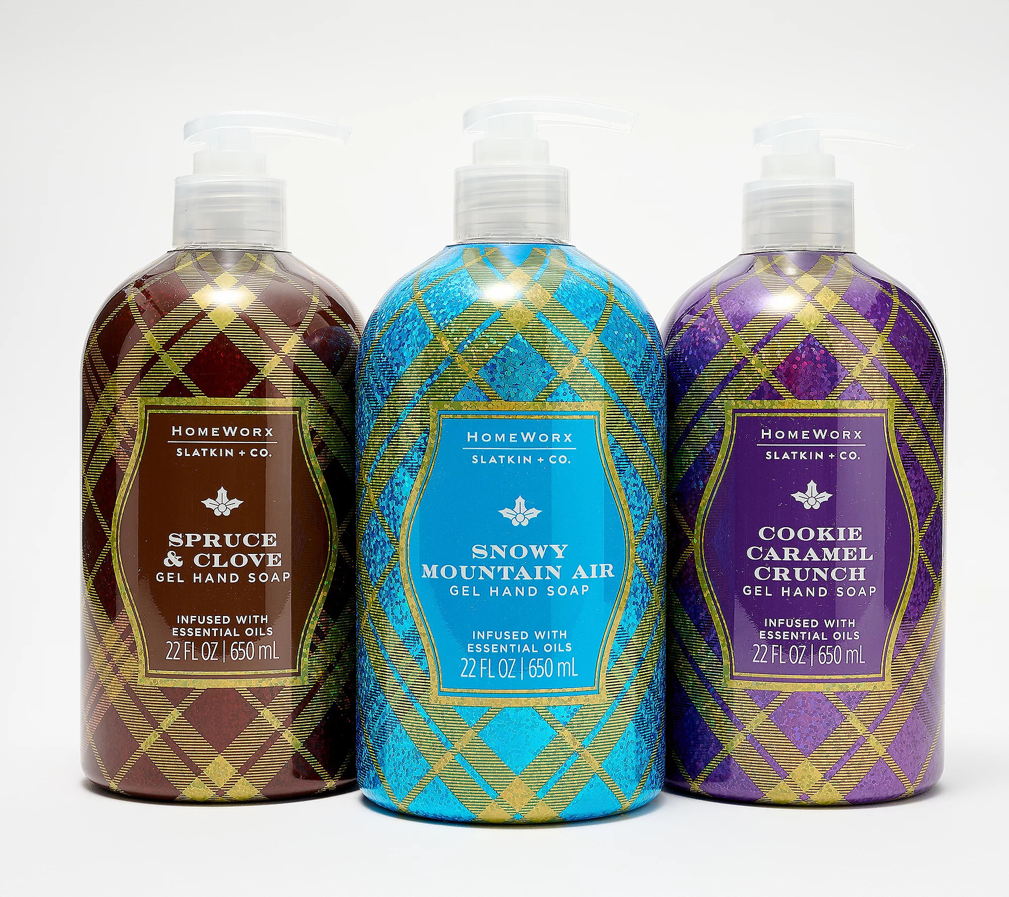 HomeWorx by Slatkin + Co. S/3 22oz Hand Soaps | QVC