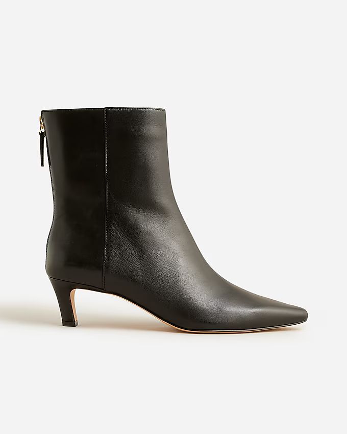 Stevie ankle boots in leather | J.Crew US