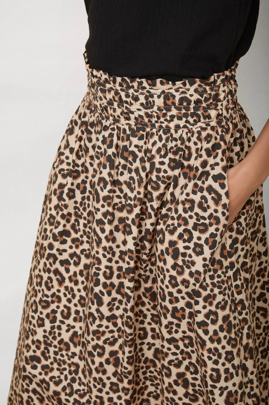 Nylah Skirt - Leopard | WYSE London