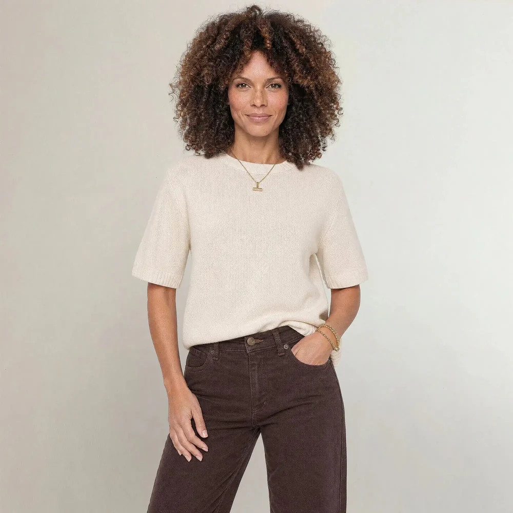 The Arla Cashmere Blend Crew Neck | Marame
