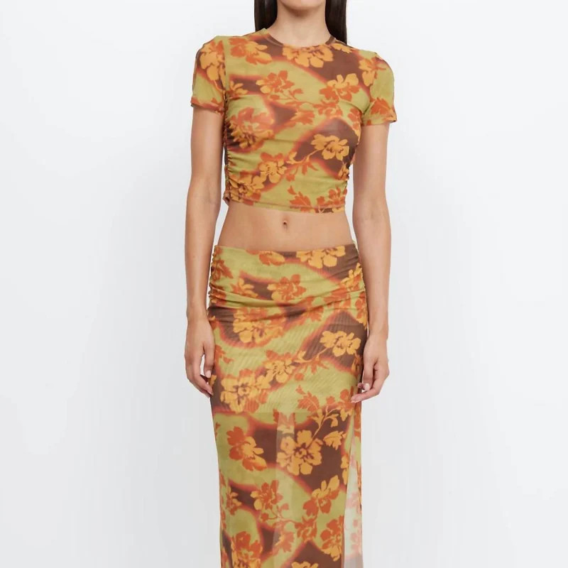 Bec & Bridge Julien Maxi Skirt - Orange | Verishop