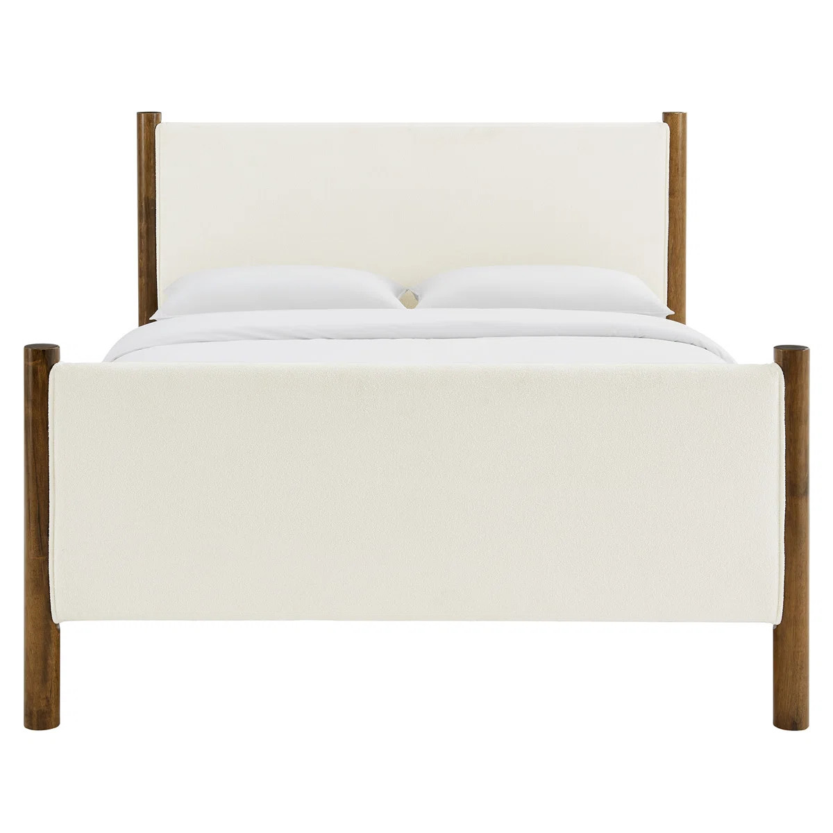 Maven Boucle Upholstered Platform Bed | Wayfair North America