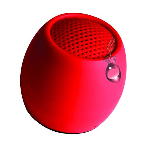BoomPods Zero Bluetooth Speaker - Powerful Waterproof Mini Speakers with Dual Pairing Option & Wireless Mic with Big Sound (Red) | Amazon (US)