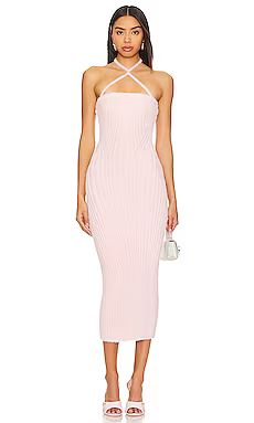 Lovers and Friends Astrid Halter Dress in Light Pink from Revolve.com | Revolve Clothing (Global)