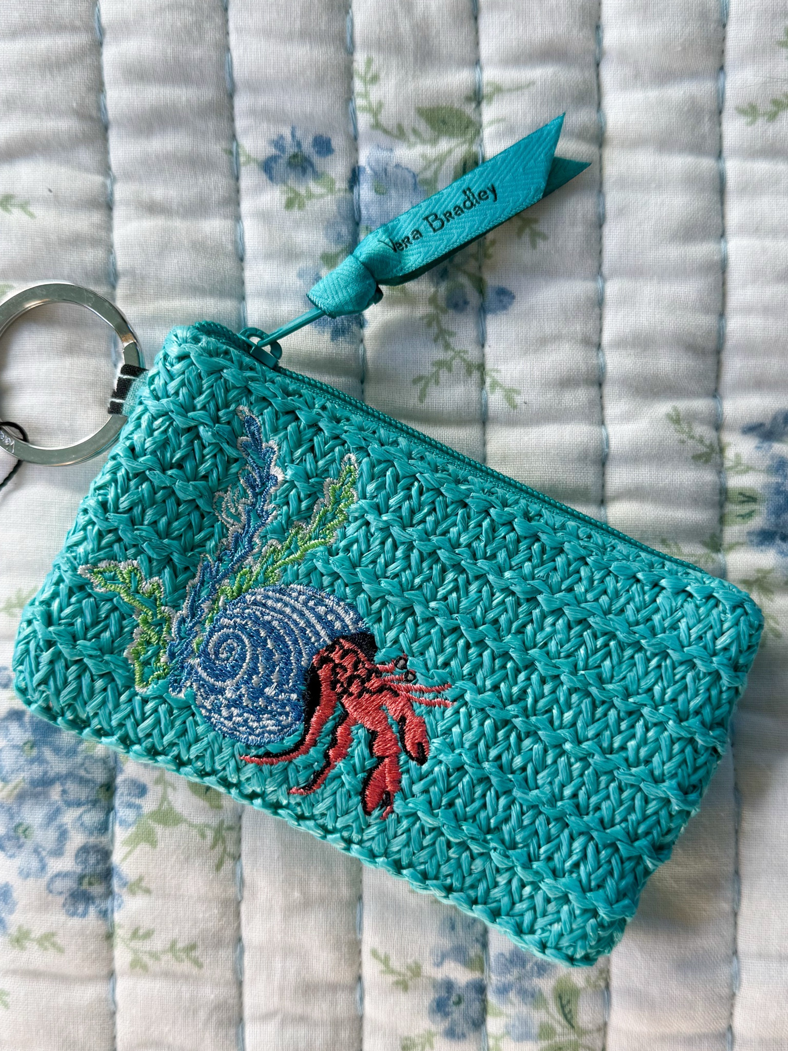 Vera Bradley hermit crab wallet 
