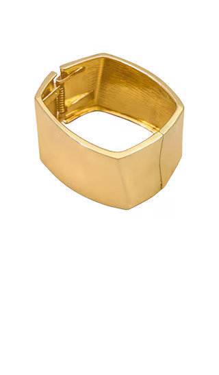 Squared Up Bracelet in Gold | Revolve Clothing (Global)