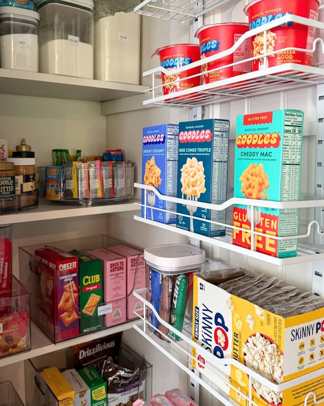Tiny pantry, major impact. ✨

We maximized every inch with adjustable door storage, clear bins, and lazy Susans to make everything easier to see, grab, and maintain.

Small space, smarter storage. 🤍

Now booking Winter 2026 organizing projects.

#LTKHome #LTKselfcare #LTKdayinmylife