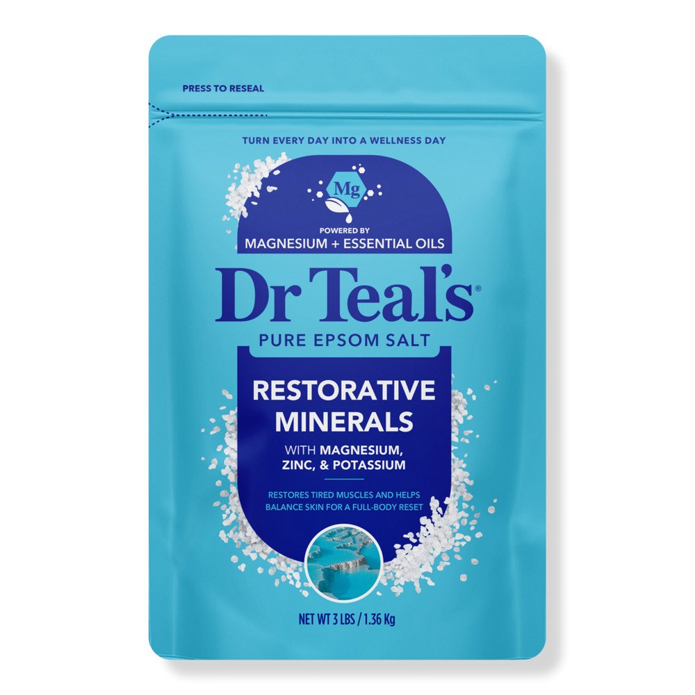Dr Teal's Epsom Salt Magnesium Soak, Restorative Minerals with Magnesium, Potassium & Zinc | Ulta