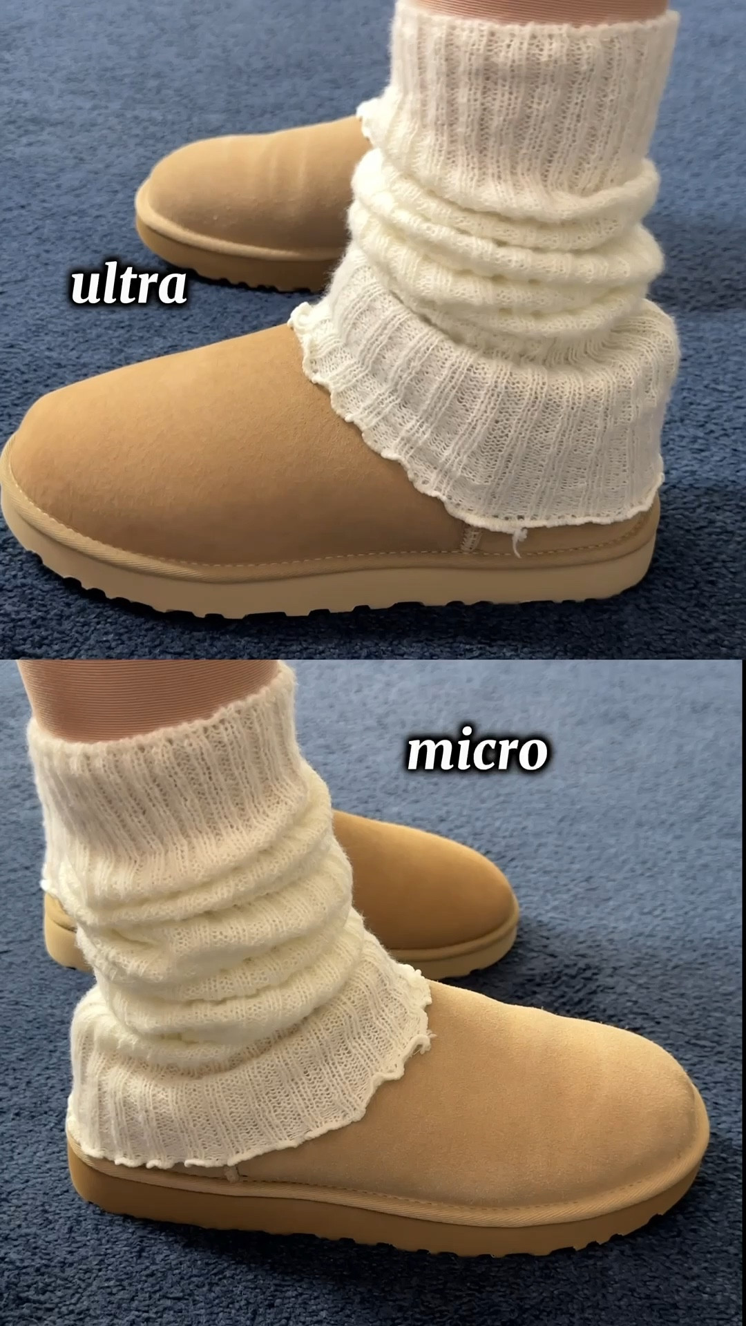 which uggs look better with leg warmers? 🎅🏻♥️ Christmas grwm 2025 

#LTKootd #LTKgrwm #LTKHoliday