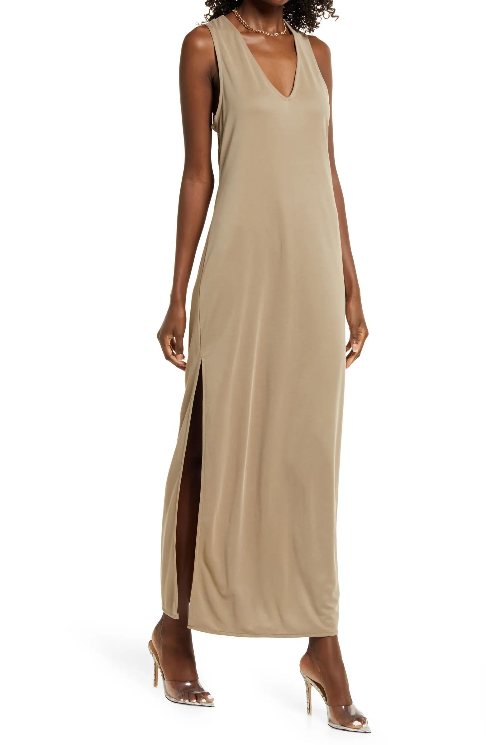 Sleeveless Reversible Maxi Dress | Nordstrom
