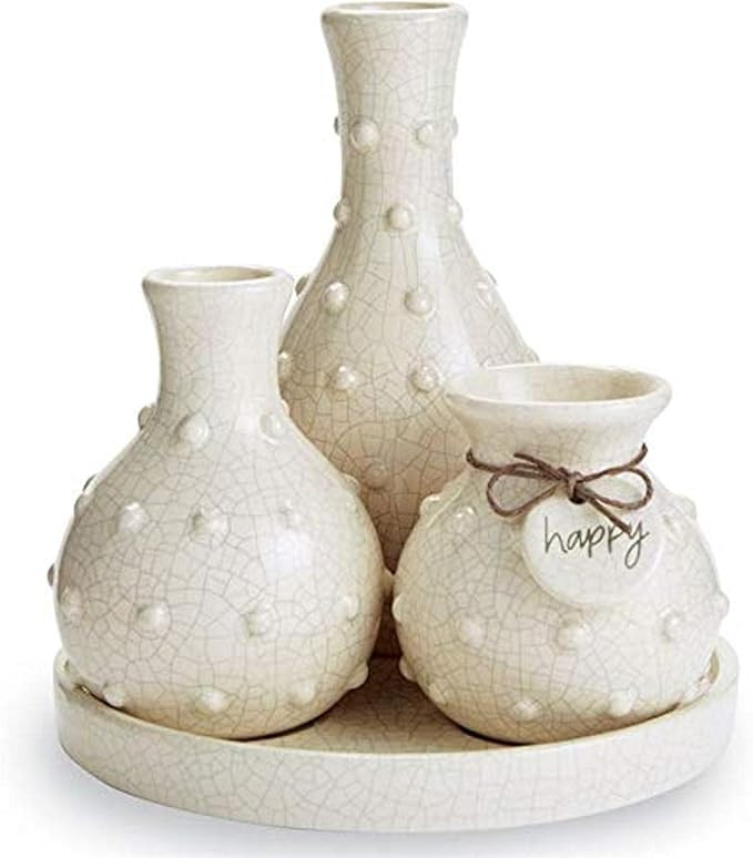 Beaded Multi Bud Vases Tray | Amazon (US)