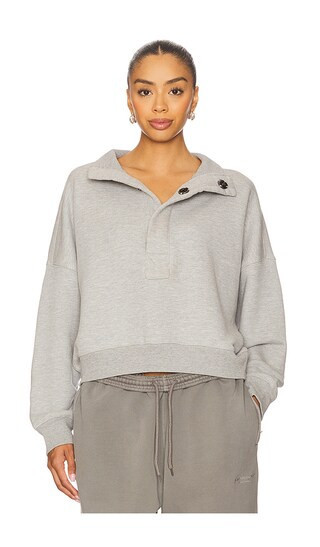 Free People x We The Free Timeless Pullover In Heather Grey in Grey. - size S | Revolve Clothing (Global)