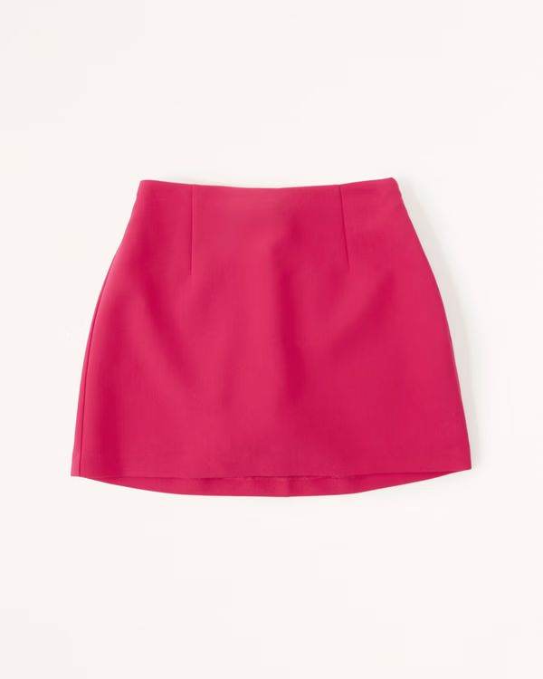 Women's Tailored Mini Skort | Women's Bottoms | Abercrombie.com | Abercrombie & Fitch (US)