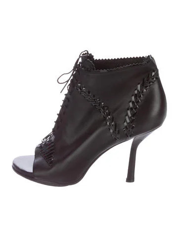 Whipstitch Leather Booties | The Real Real, Inc.