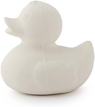 Oli & Carol, Elvis The Duck, Natural Hevea Rubber Ducky - White | Amazon (US)