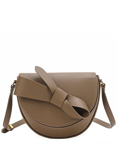Smooth Leather Fold-Over Crossbody | Gilt & Gilt City