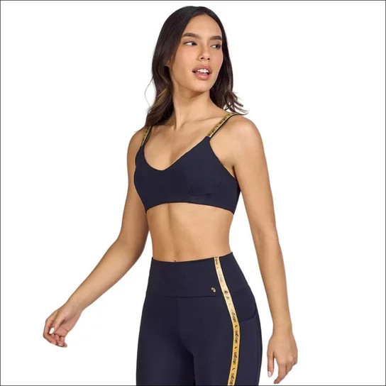 Top Alto Giro Move On - Preto | Netshoes (BR)