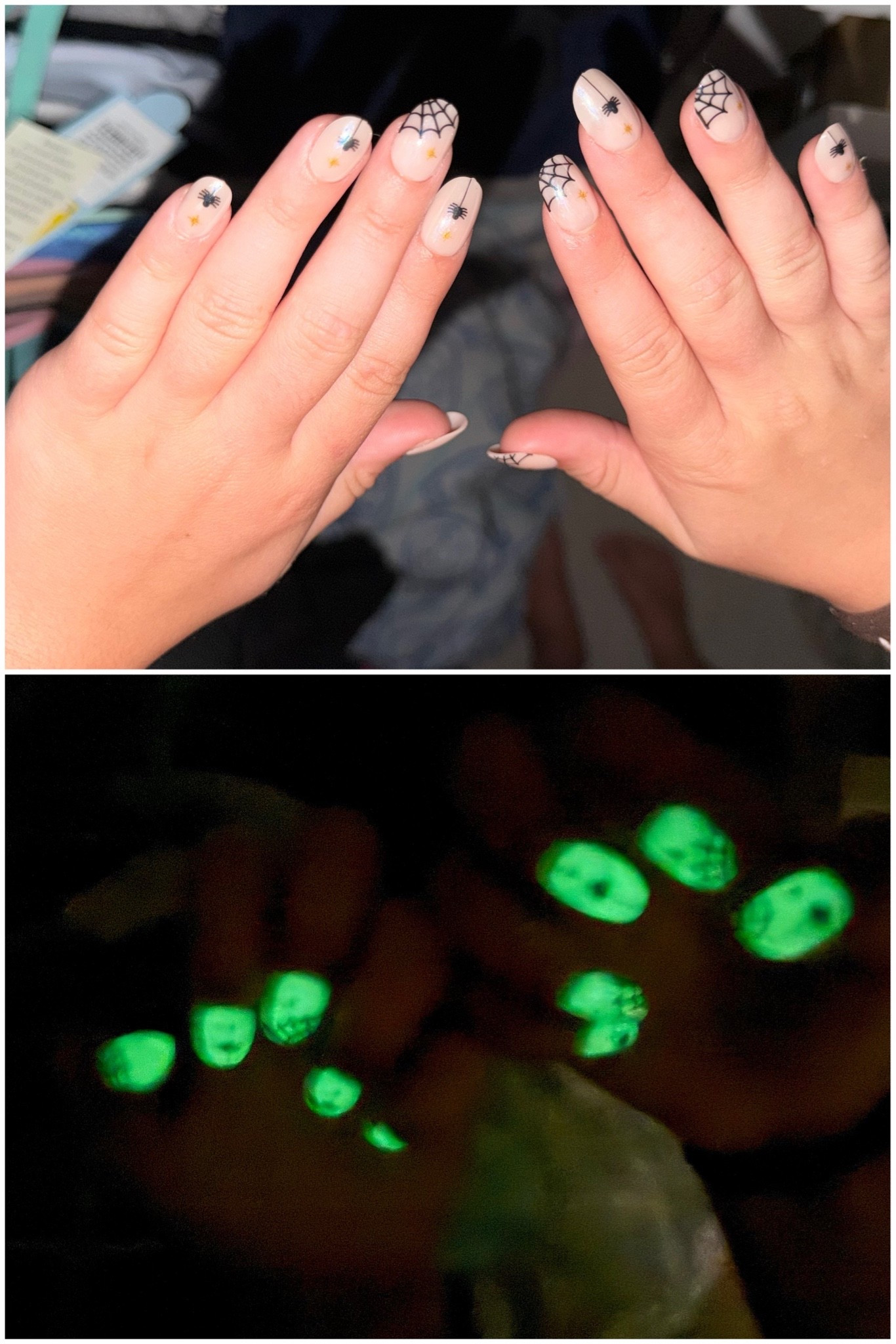 Olive & June pressies for tweens and kids 
Girls press on nails at ulta and target 
Gift ideas for girls and kids stocking stuffers 
Halloween manicure and nails that glow in the dark!