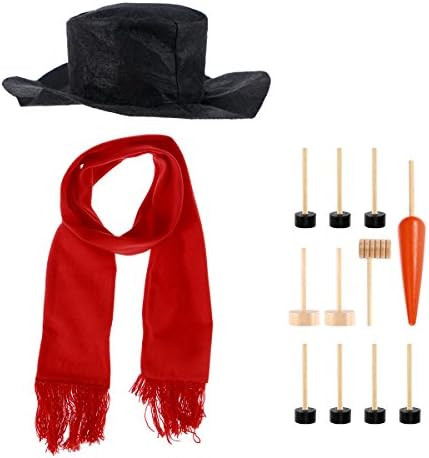 Snowman for Toys Crafts snowballs Hats The Snow-Snowman Decorating Dressing Kit Winter Holiday Outdo | Amazon (US)