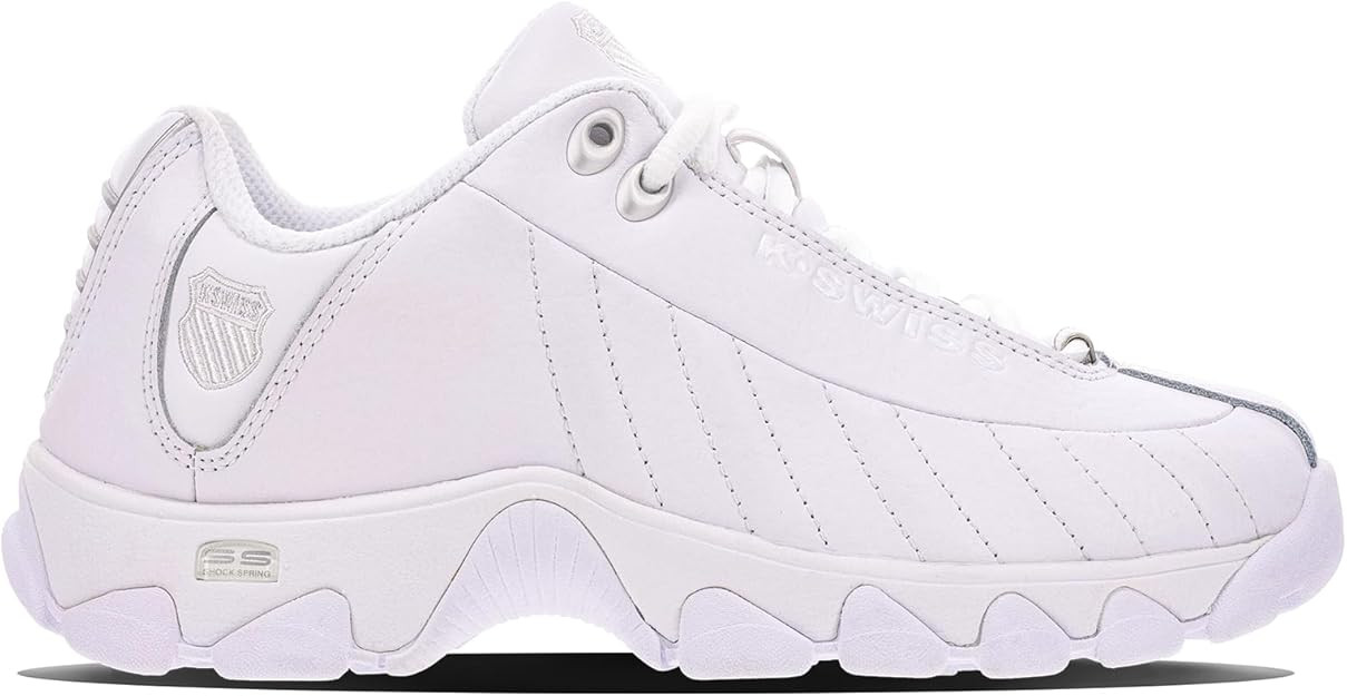 K-Swiss Women's ST329 CMF Sneaker, Wide Tennis Walking Leather Shoes | Amazon (US)