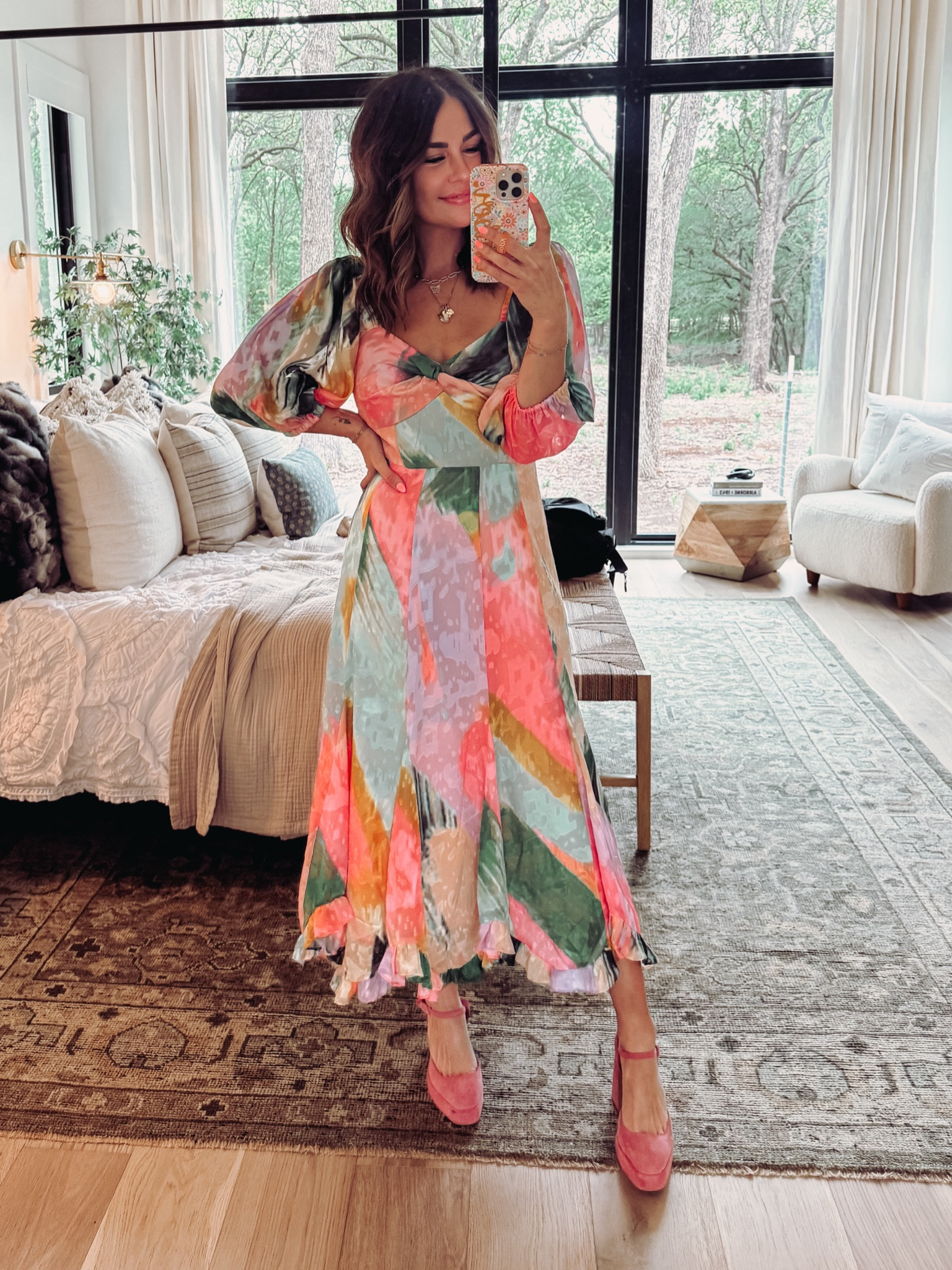 the most beautiful dress for afternoon tea! wearing an XS. my shoes are vince camuto, on clearance and true to size  

#LTKparties #LTKwedding