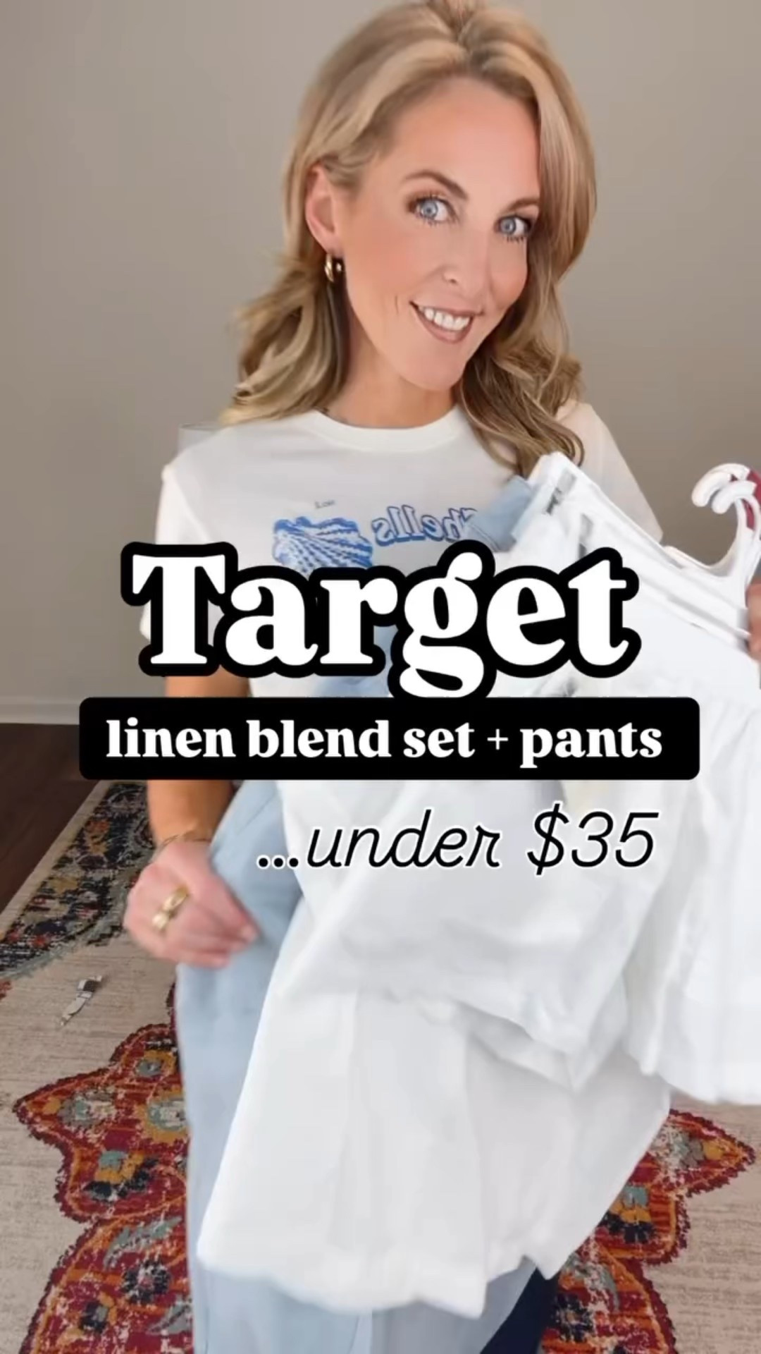One of the top selling NEW arrivals is this linen blend set!! You cannot go wrong with a linen blend set for especially when it’s under $30. The pieces look great together for an effortless weekend look or mix and match it with trending barrel pants for school, brunch, or another target run. style smart, spend less.  

Size 2 in pants
Size small in shorts and top #LTKWatchNow

#LTKOver40 #LTKStyleTip