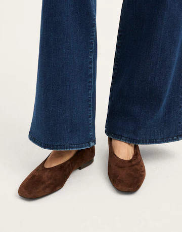 The Mylie Ballet Flat in Suede | Madewell
