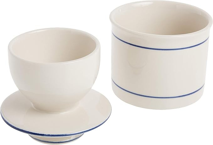 Norpro Glazed Stoneware Butter Keeper | Amazon (US)