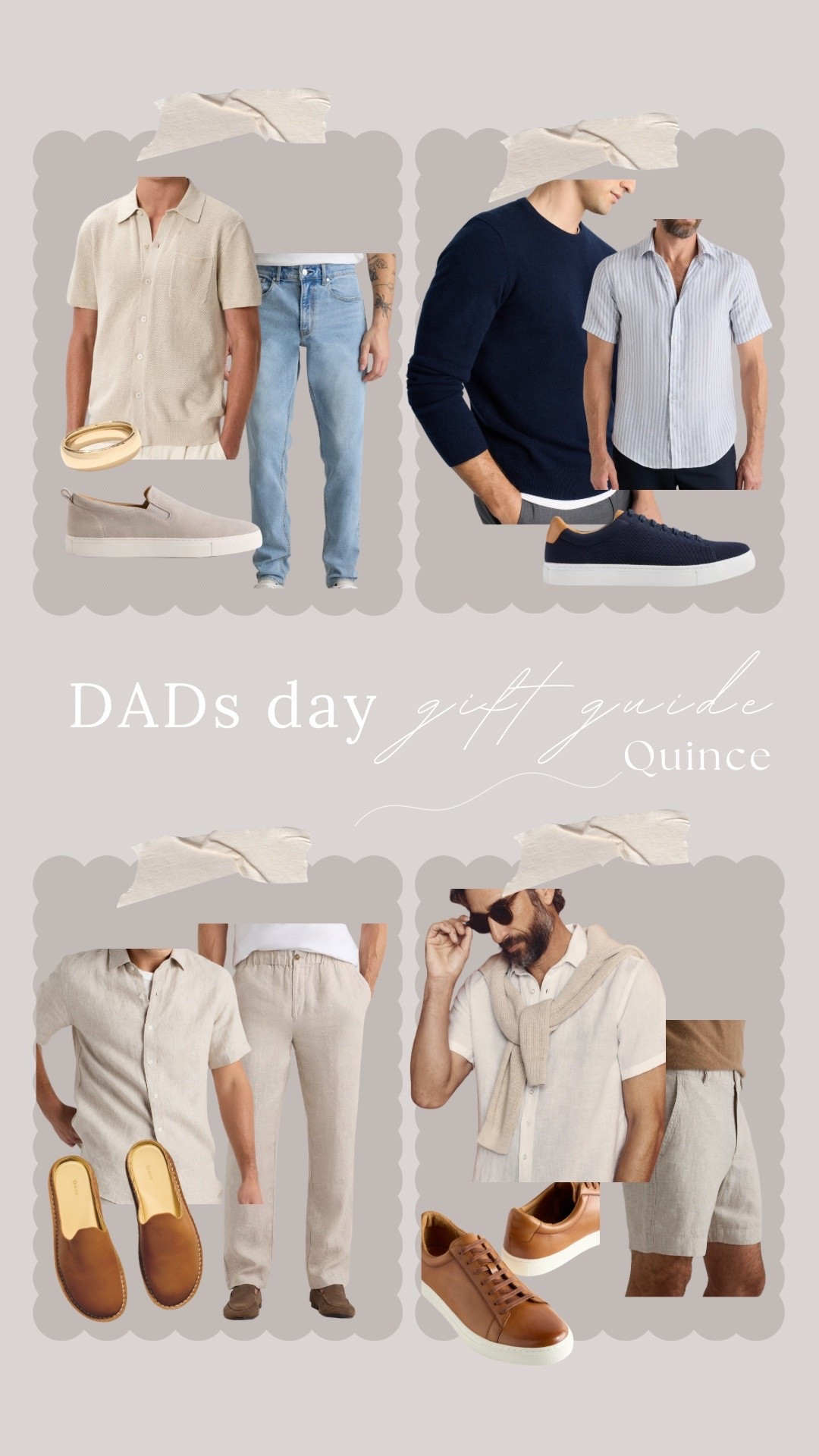 Dads Day Gift Guide 🤍 @Quince 


#fathersdayoutfit #dadsday #giftsforhim #mensshirt #linenshirt #mensshoes #mensshorts #menssummerstyle #quince

#LTKMens #LTKTravel #LTKSaleAlert