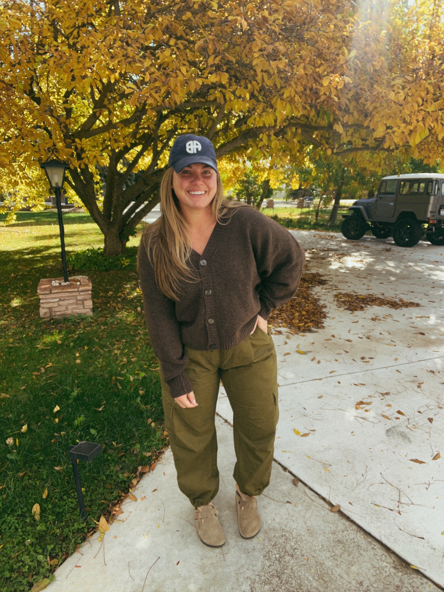 50% off my cardigan and pants! Both run tts 

#LTKMidsize #LTKFindsUnder50 #LTKSaleAlert