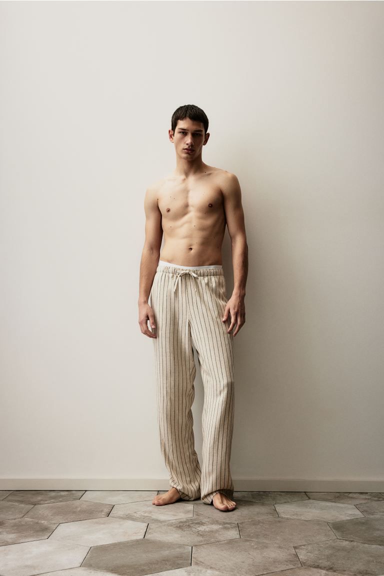 Relaxed Fit Linen-blend Pants | H&M (US + CA)